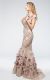 Mermaid Floral Lace Beaded Long Prom Pageant Dress in an alternative image